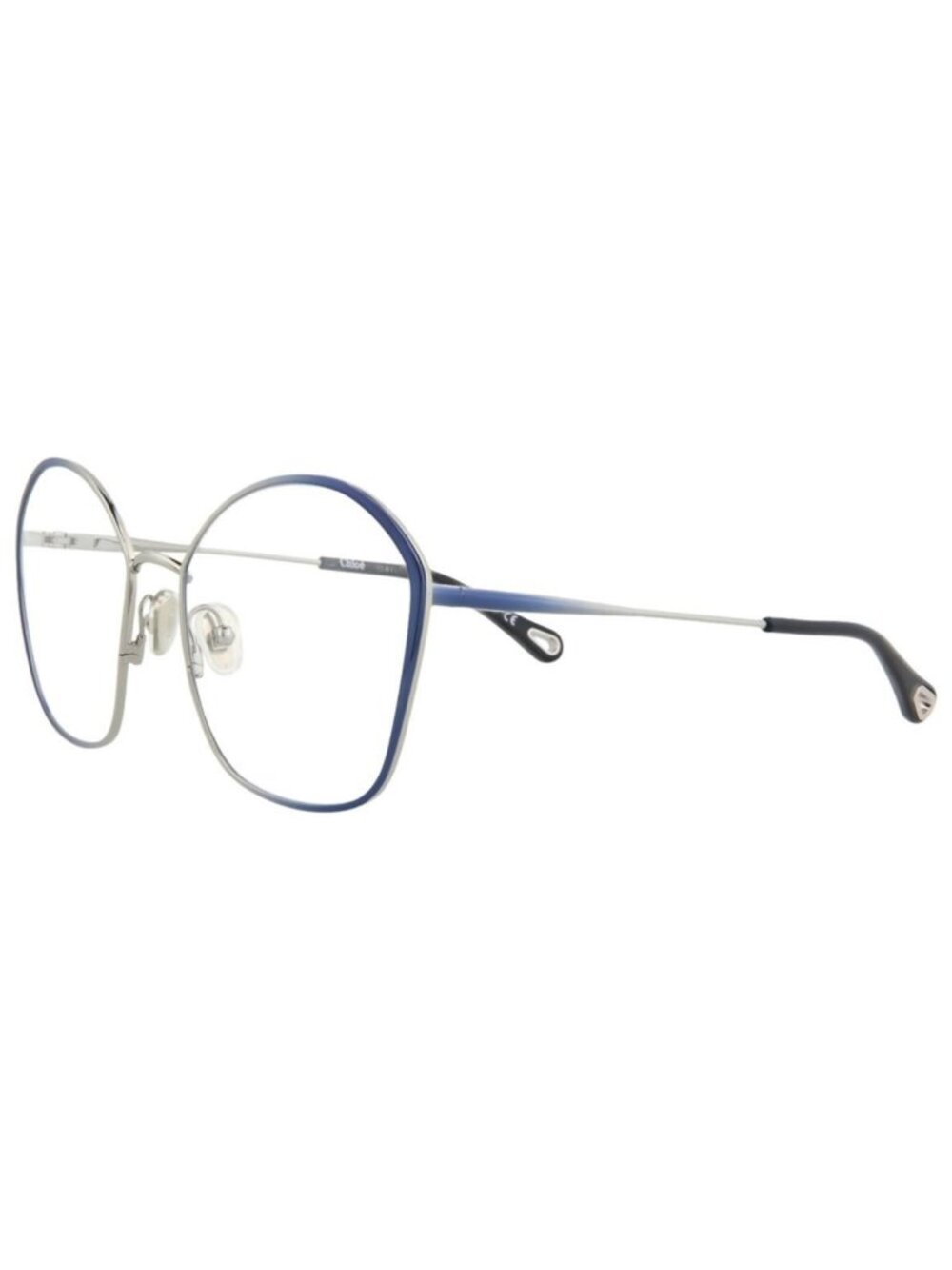 New Chloé Womens Round/Oval Blue Blue Transparent Fashion Designer Eyeglasses